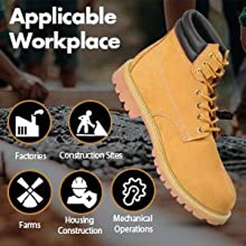 Work Boots Factory - Men's Industrial Steel Toe Boots