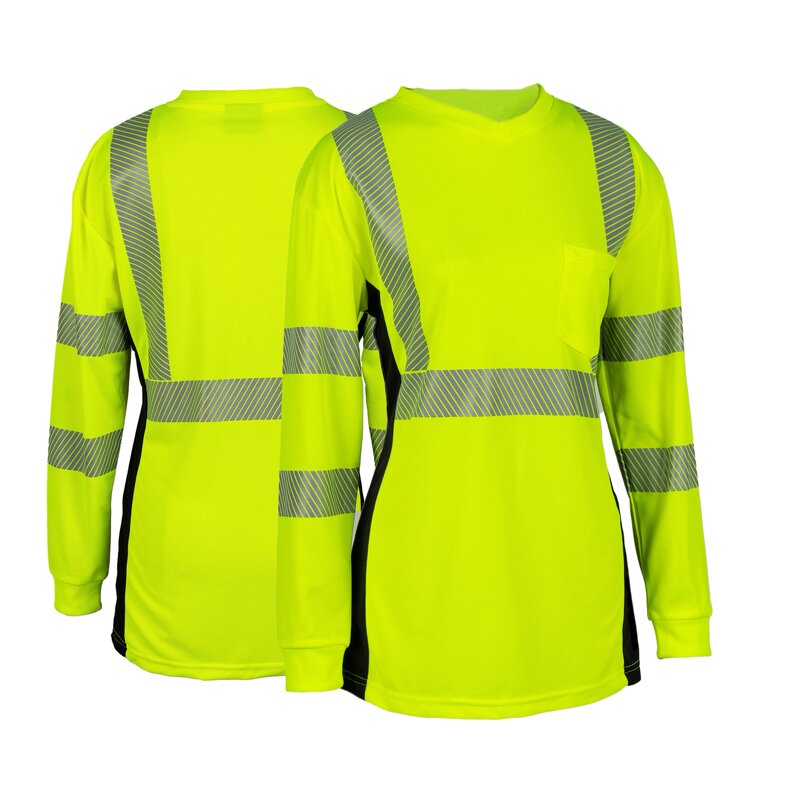 Hi Vis Shirt Factory - Women's ANSI Class 3 Long Sleeve