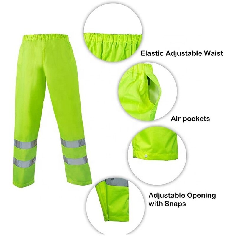 Hi Vis Jacket Factory - Reflective Waterproof Oxford Raincoat