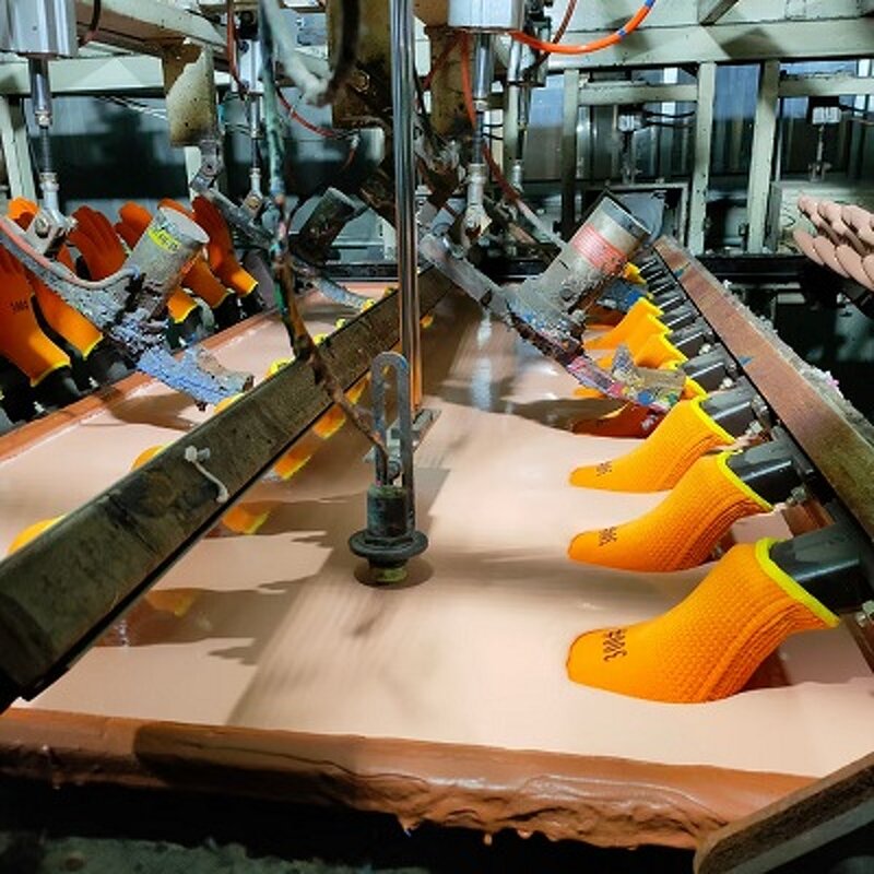 Cotton Gloves Factory - Bleached Textured Full Cotton