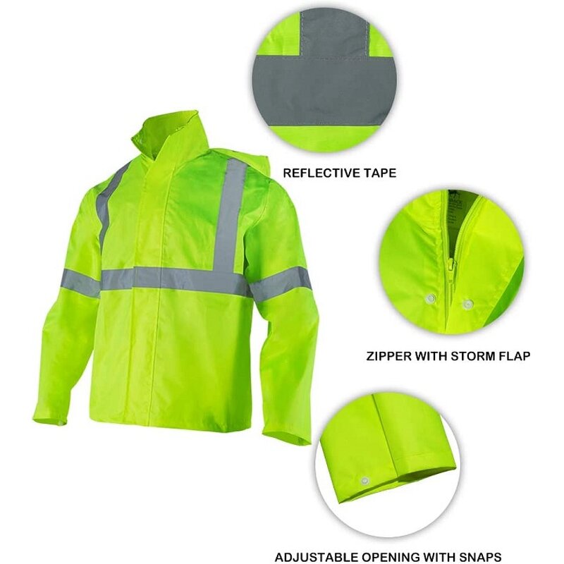 Raincoat Factory - Wholesale Class 3 Yellow Reflective