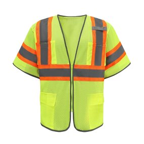 Safety Vest Manufacturer - ANSI/ISEA 107-2020 Class 3 Orange