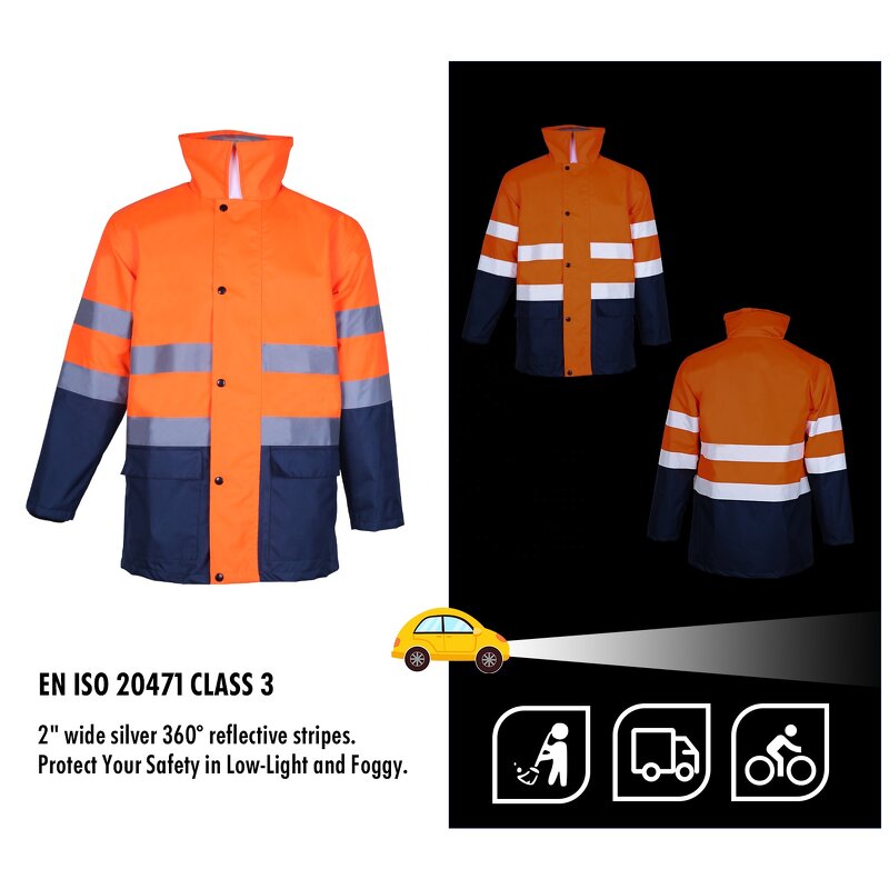 Hi Vis Rain Gear Factory - Class 3 5XL Reflective Raincoat