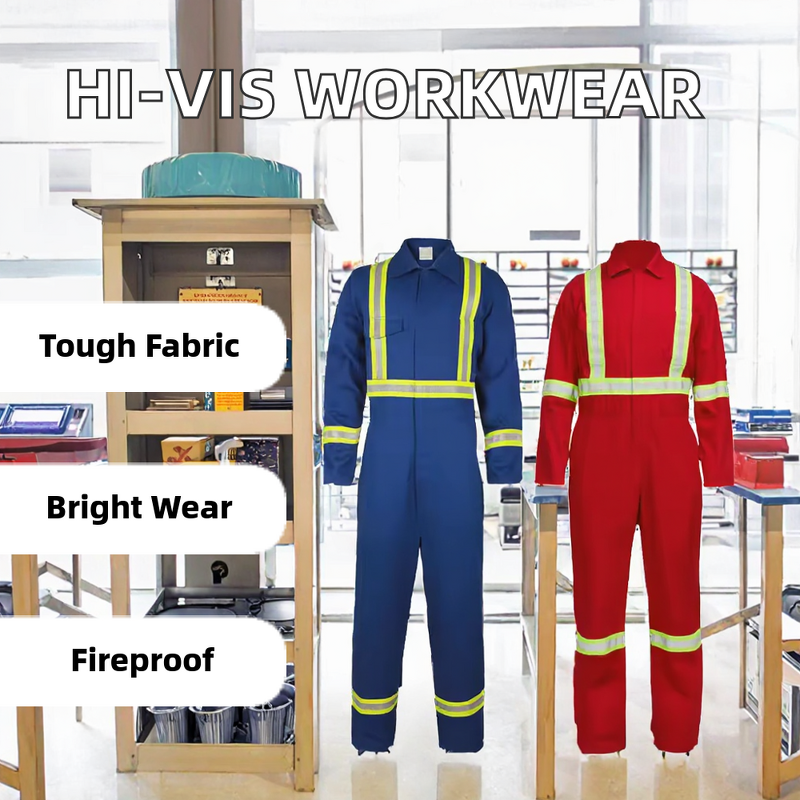 Workwear Factory - Men's Hi Vis Overall Uniforms