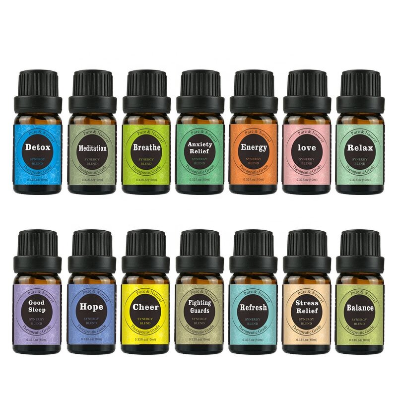 Diffusing Oil Set Manufacturer - 10ml Organic Natural Massage Gift Set