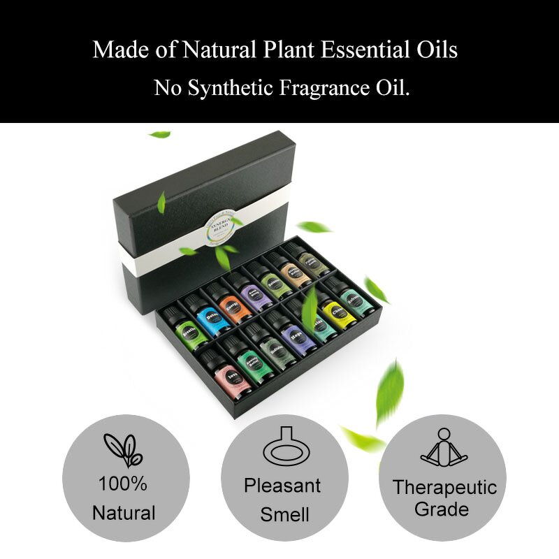 Essential Oil Gift Set Manufacturer - 14 Pack Natural for Diffuser & Candle