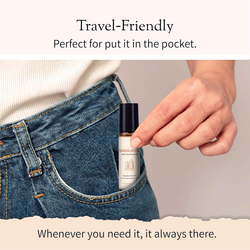 Sandalwood Roll-On Oil Manufacturer - Wholesale 10ml for Sleep & Headaches