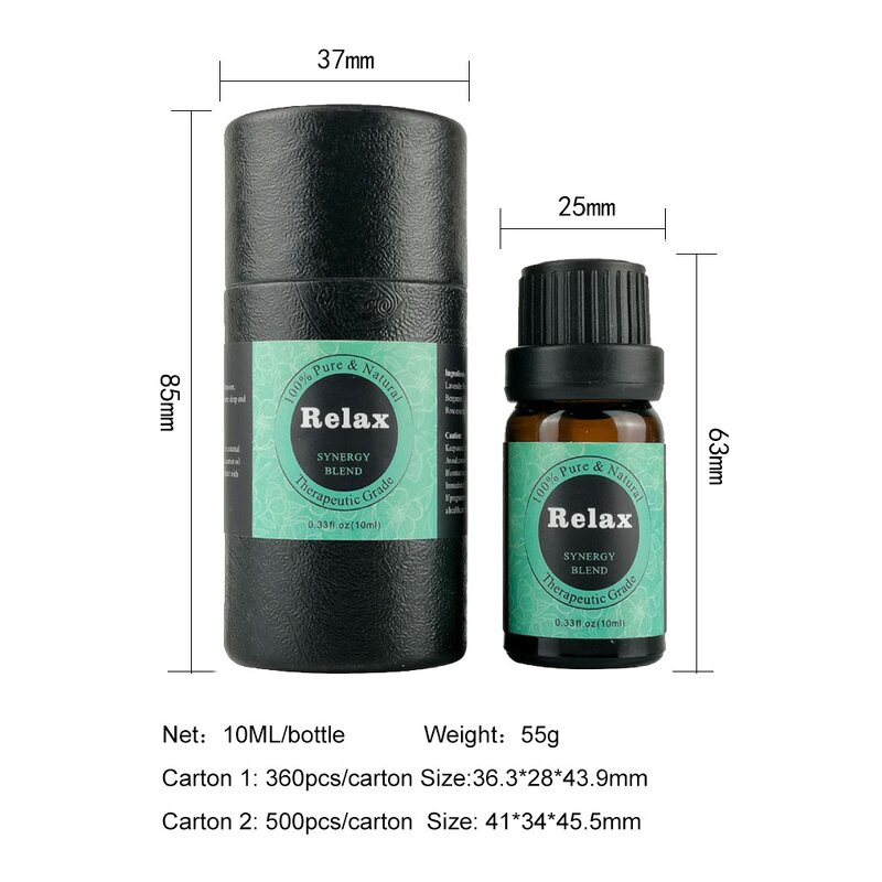 Aroma Diffuser Oil Set Manufacturer - Top Supplier 6/12 Bottle Natural Set