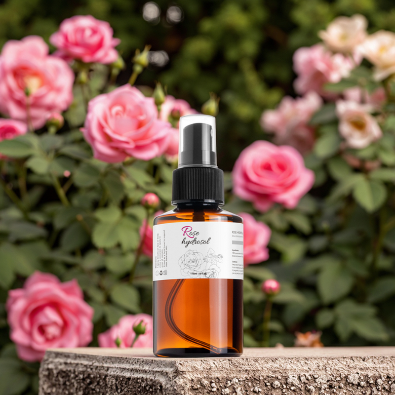 Rose Water Hydrosol Manufacturer - Organic Premium Skin Beauty Liquid