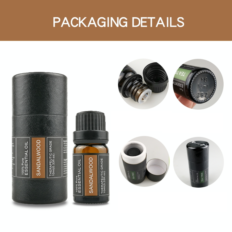 Sandalwood Essential Oil Manufacturer - 10ml Organic Pure Oil for Perfume & Skin