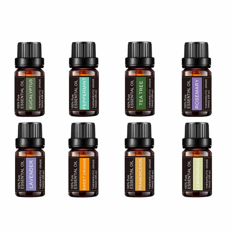 Essential Oil Set Manufacturer - Peppermint Tea Custom Box 8/10ml Set