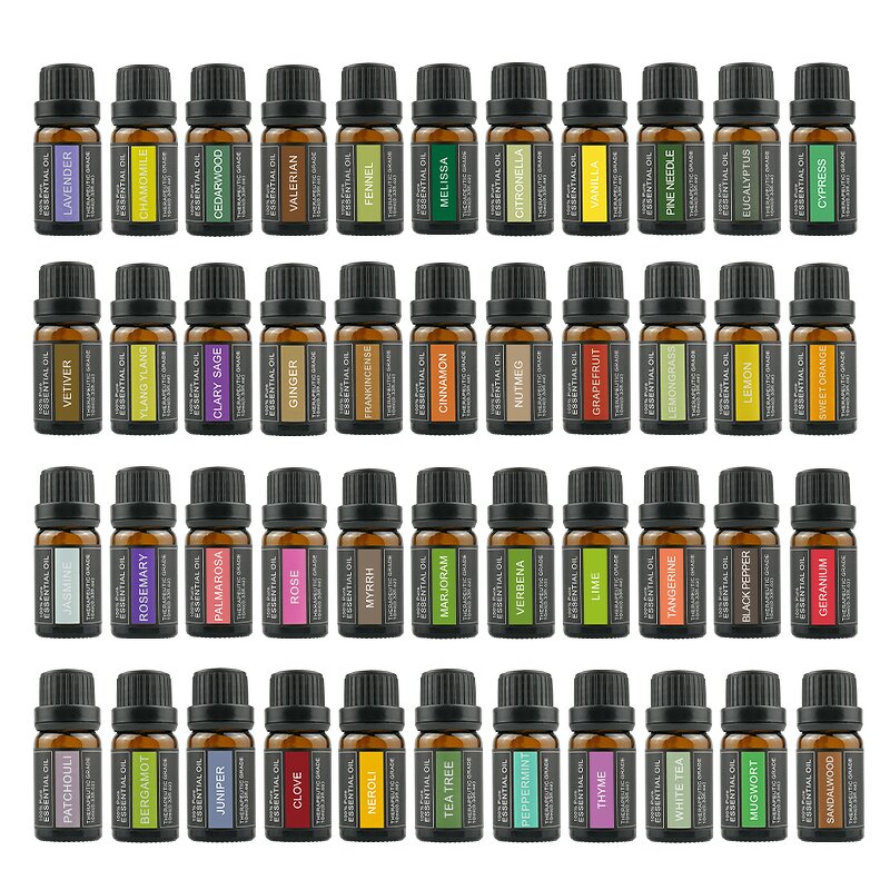 Essential Oil Set Manufacturer - Top Grade 10ml Oregano Thyme Cinnamon etc.