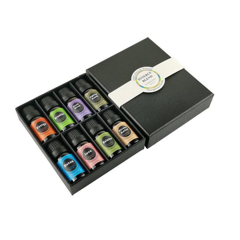 Aromatherapy Diffuser Set Manufacturer - 8 Pure Floral Oils with Ultrasonic Diffuser