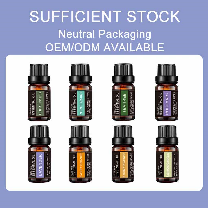 Essential Oil Set Manufacturer - Peppermint Tea Custom Box 8/10ml Set