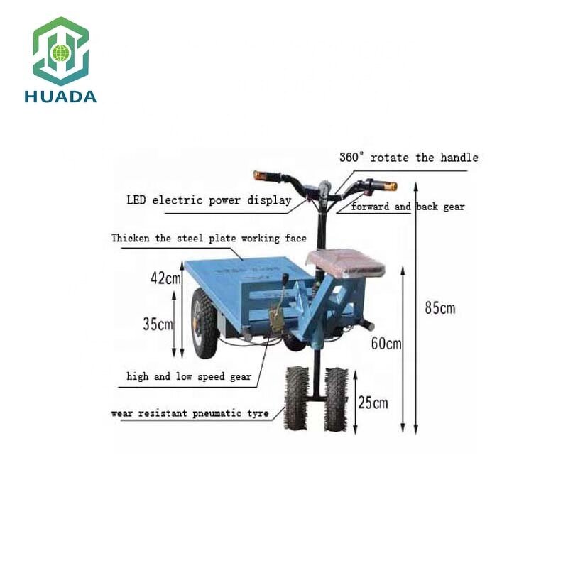 Electric Cargo Cart Supplier - Custom 1000kg 4-Wheels Trolley
