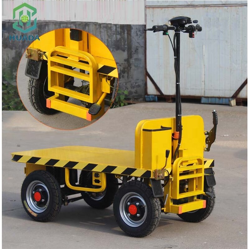 Electric Platform Trolley Factory - OEM Warehouse Flat Carriage