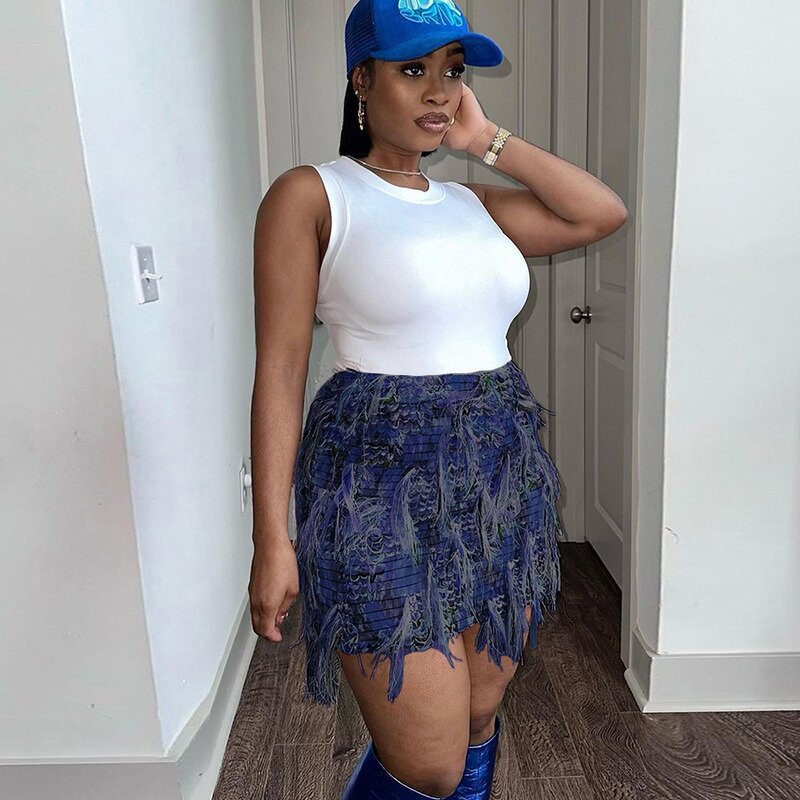 Women's Suit Factory - OEM Street Trend Striped Tassel