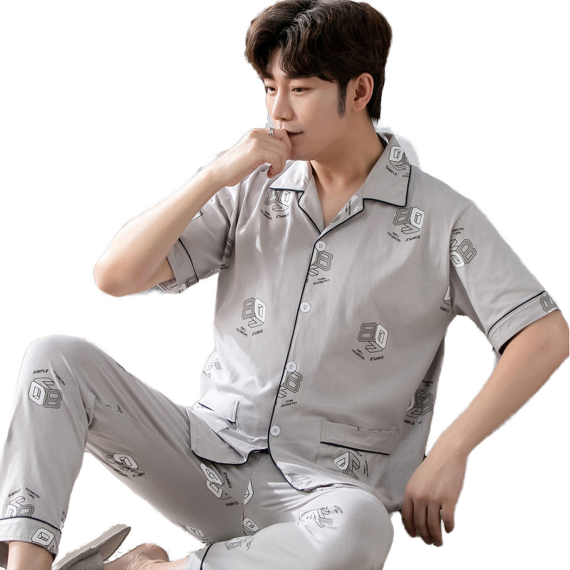 Men's Loungewear Set Factory - OEM 100% Cotton Breathable Shorts