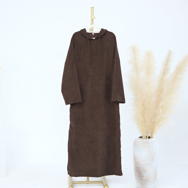 Casual Abaya Dress Factory - OEM Plus Size Solid Color