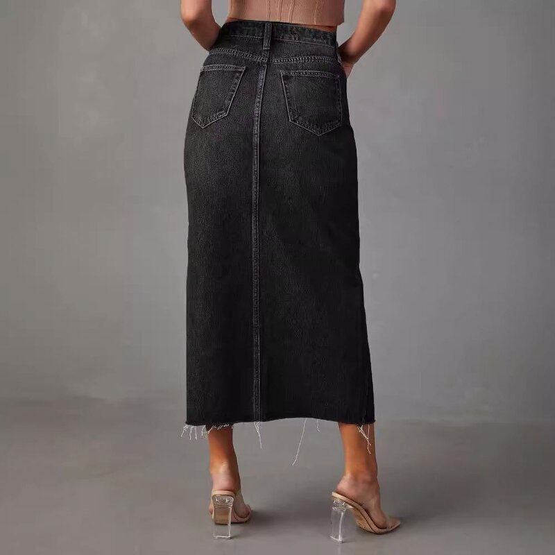 Cowboy Skirt Manufacturer - OEM 2025 New Split Mid Length