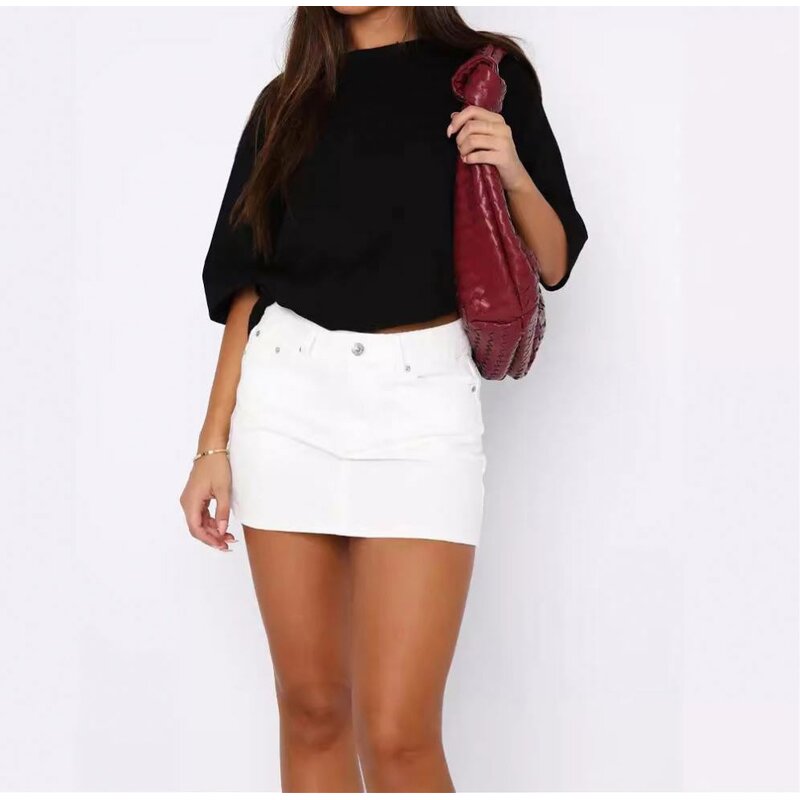 Denim Skirt Manufacturer - OEM Slim Stretch Casual Ladies