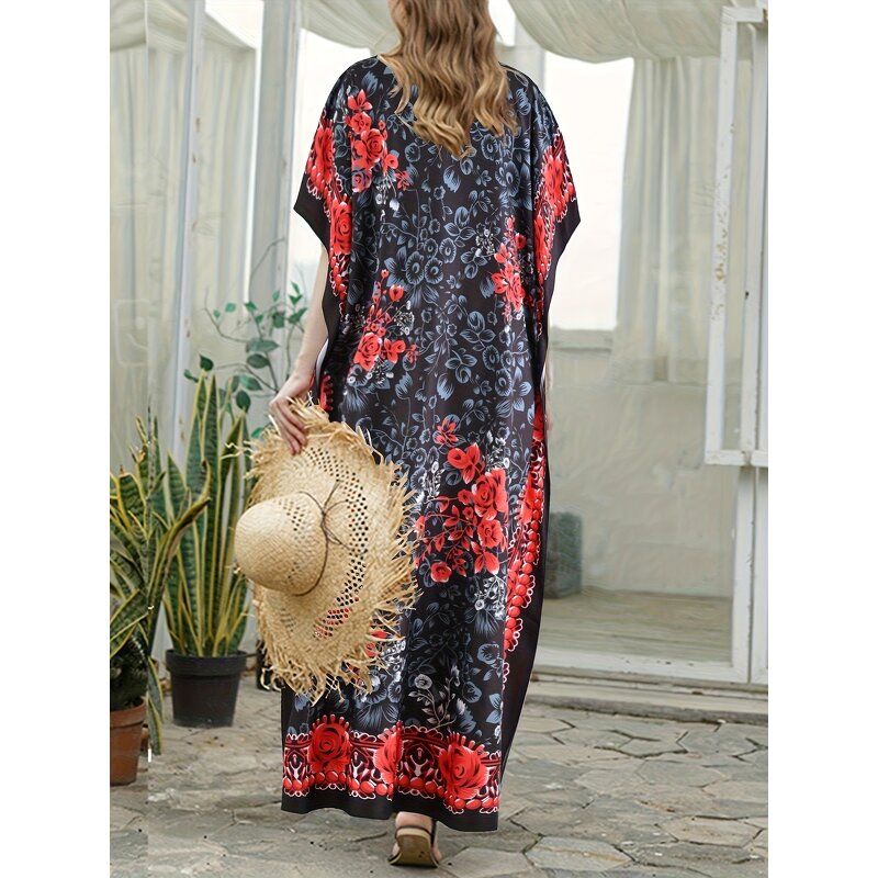 Kaftan Dress Manufacturer - OEM Hand Drawn Modest Pearl