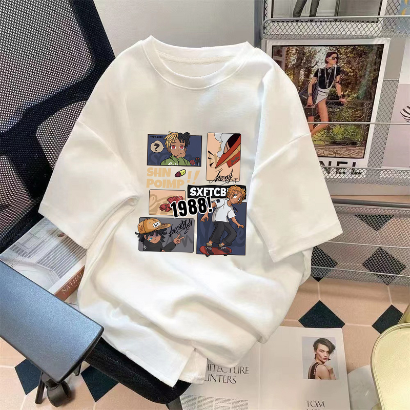 Men's Printed T-shirt Factory - OEM American Style Loose Summer