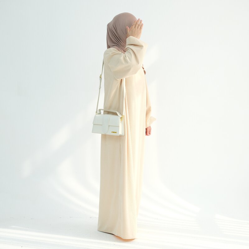 Corduroy Abaya Manufacturer - OEM Handmade Winter Muslim