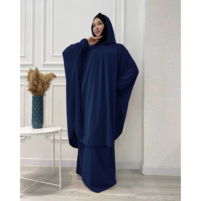 Prayer Skirt Set Factory - OEM Modest Muslim Nida with Hood