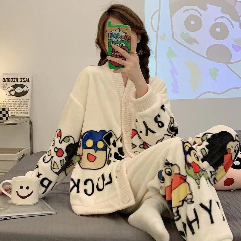 Doraemon Pajamas Set Manufacturer - OEM Coral Fleece Flannel