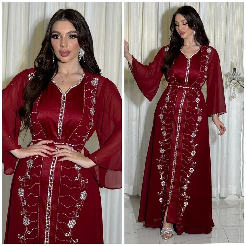 Abaya Dress Manufacturer - OEM Dubai Collection Sleeveless Chiffon