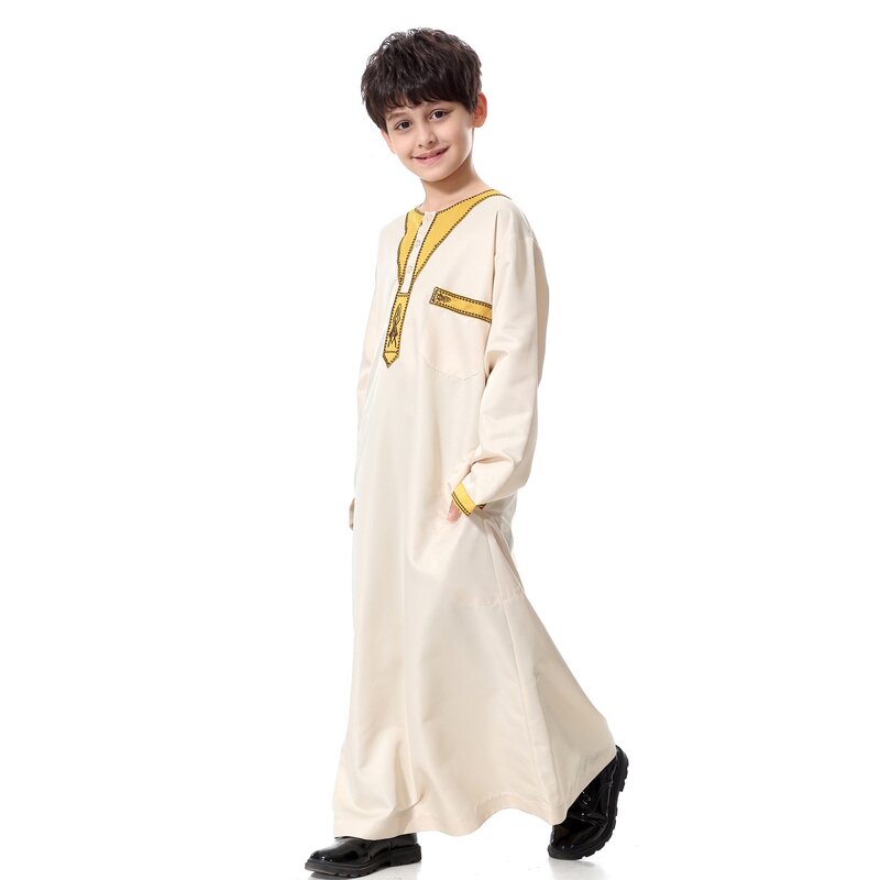 Kids Abaya Manufacturer - OEM Arabic Plus Size Boy Robe