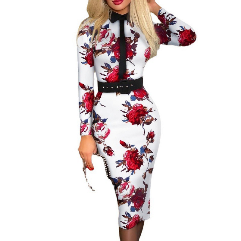 Printed Dress Manufacturer - OEM Fashionable Women Casual