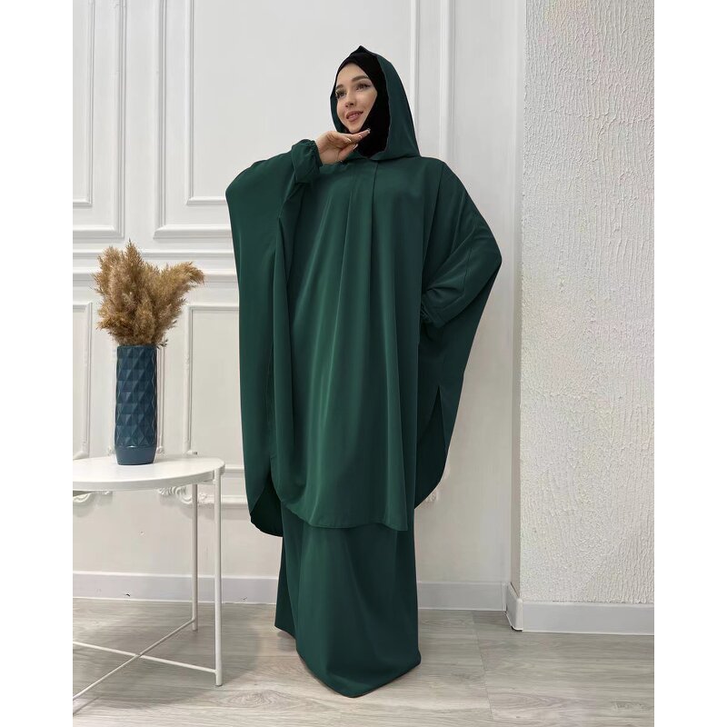 Prayer Skirt Set Factory - OEM Modest Muslim Nida with Hood