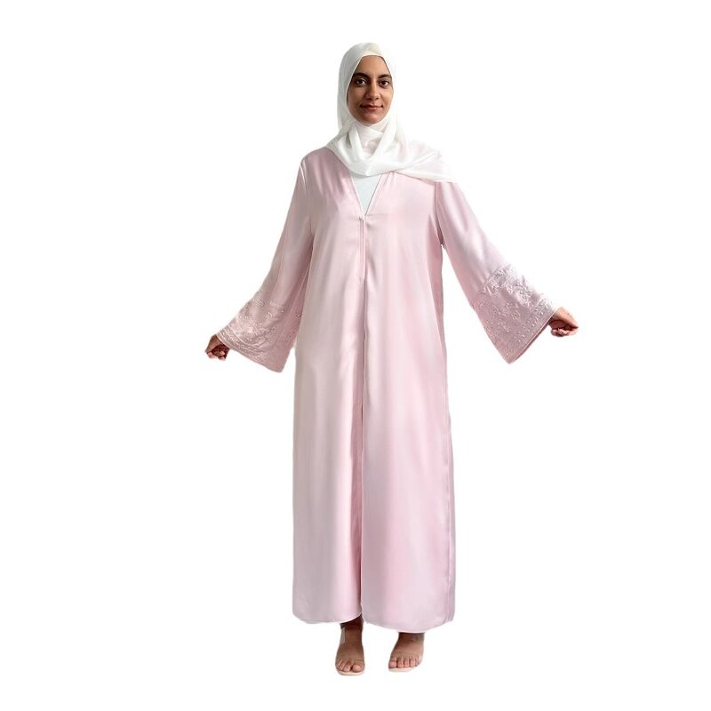 Beaded Abaya Manufacturer - OEM Luxury Open Front Muslim