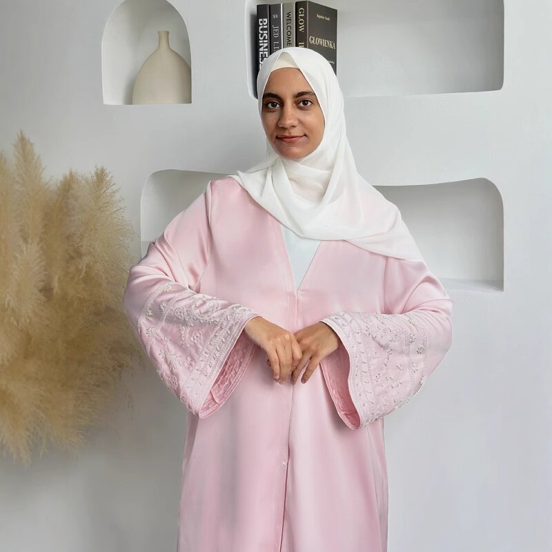 Beaded Abaya Manufacturer - OEM Luxury Open Front Muslim