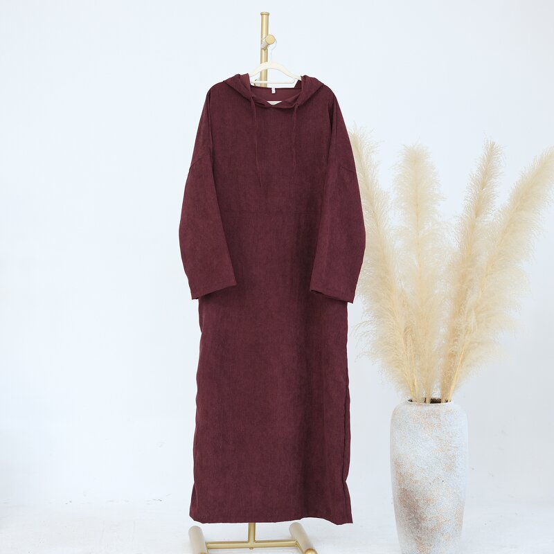 Casual Abaya Dress Factory - OEM Plus Size Solid Color