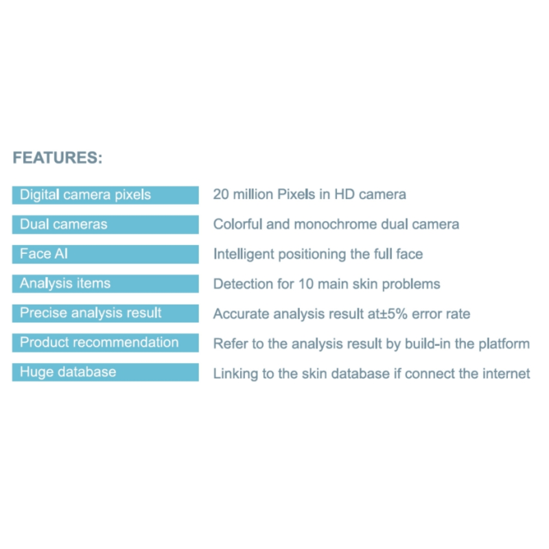 Skin Analyzer Machine Supplier - Bulk New Portable Skin Analysis Device Facial Test Machine