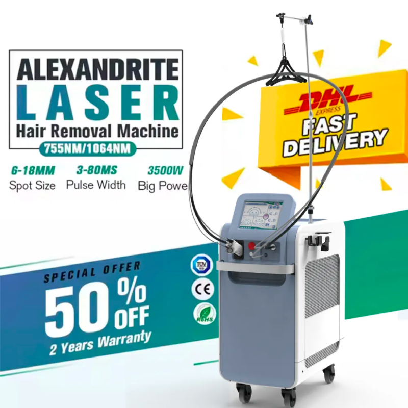 Hair Removal Machine Factory - Bulk Hot Sale Alexandrite 755nm1064nm Long Pulsed Home