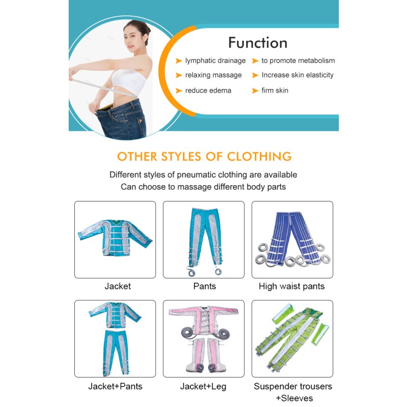 Lymphatic Drainage Machine Supplier - Bulk Lymphatic Drainage Detox Machine 24 Airbags Air