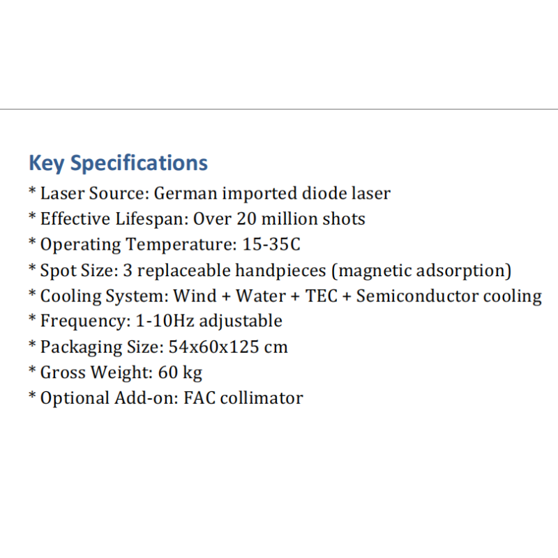 Diode Laser Device Manufacturer - Bulk Good Price Professional 808nm Home Beauty Stationary