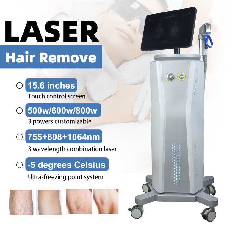 Diode Laser System Manufacturer - Bulk New Arrival 3 Wavelength 500W 600W 800W Spa Clinic