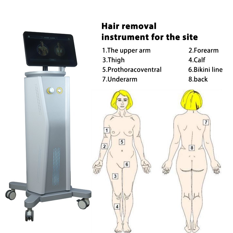 Diode Laser System Manufacturer - Bulk New Arrival 3 Wavelength 500W 600W 800W Spa Clinic