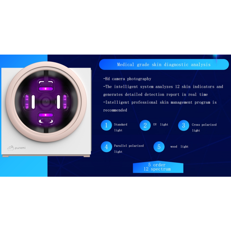 Face Scanner Supplier - OEM 2025 Double-head Detection HD Face Scanner Four-Spectrum Analysis