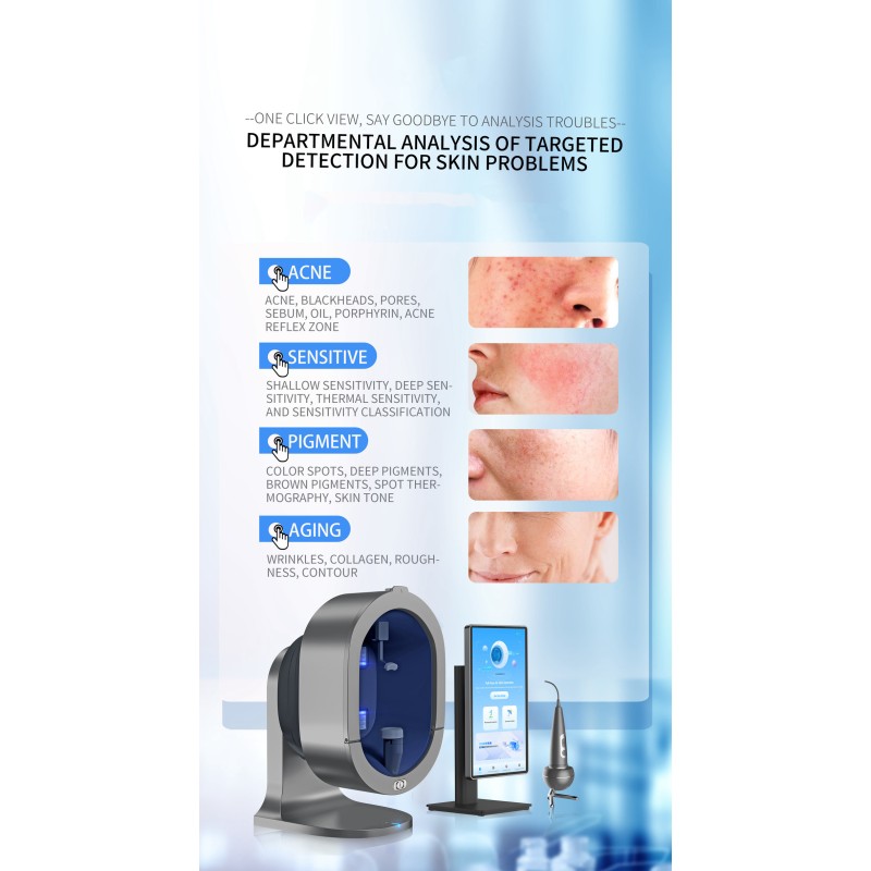 Skin Analysis Machine Manufacturer - OEM New Skin Analysis Beauty Freckle Detection AI