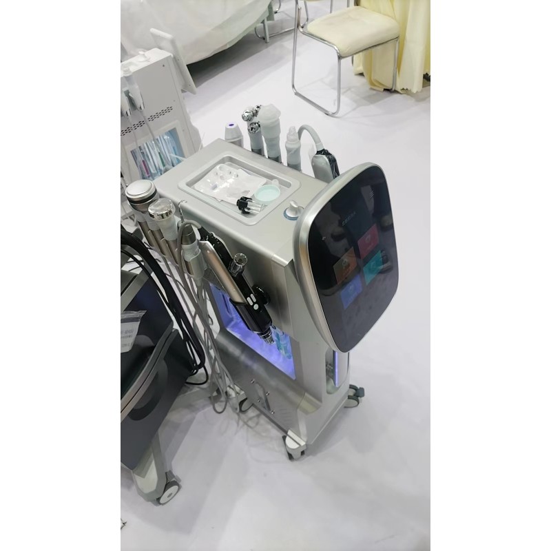 Hydro Facial Machine Manufacturer - OEM 7 in 1 Blue Hydro Facial Hydro Oxygen Facial ABS