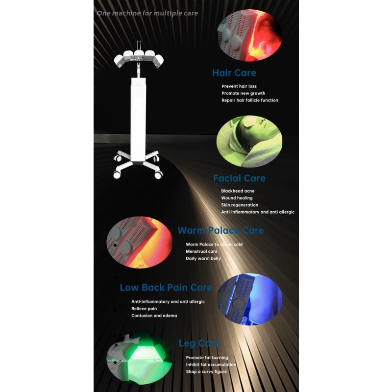 PDT Machine Factory - Bulk High Quality Red Light 7 Colors Face Treatment Skin Acne Led