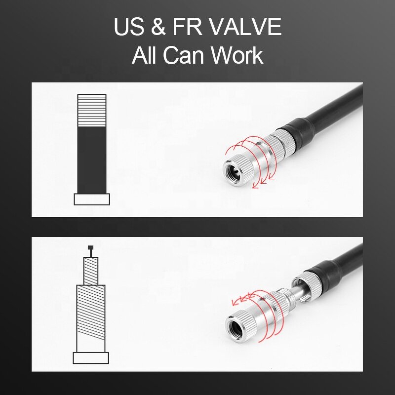 Aluminum Bike Pump Factory - OEM Portable Mini Hand Bicycle Air Pump