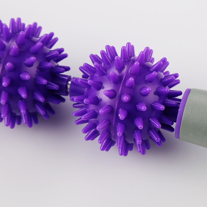 Muscle Roller Stick Supplier - OEM Yoga Massage Roller with Spiky Balls