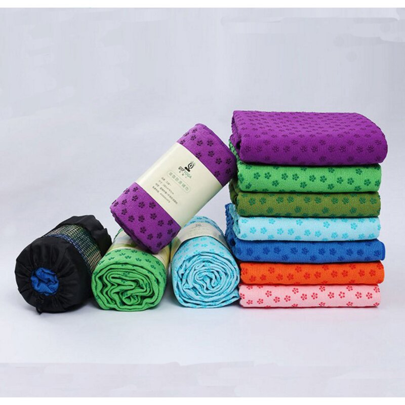 Yoga Towel Manufacturer - OEM Non Slip Grip Dots Microfiber Towel